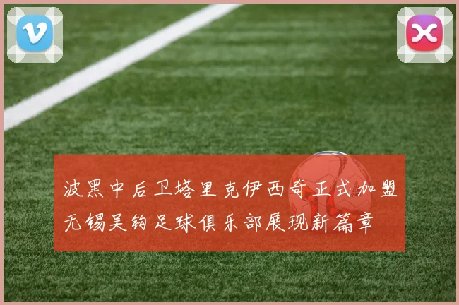 波黑中后卫塔里克伊西奇正式加盟无锡吴钩足球俱乐部展现新篇章